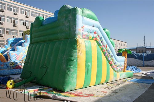 popular cartoon inflatable slide for sale