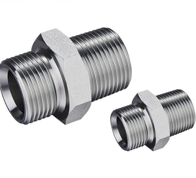 SAE High Pressure Carbon Steel Male O-Ring Face Seal Union Hydraulic Adapter Fittings