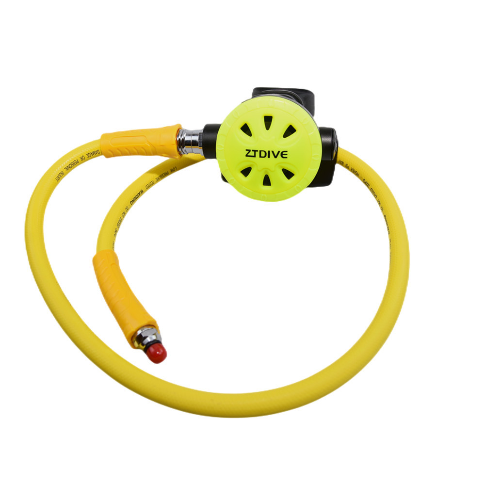 Plastic Yellow 2nd Stage Regulator Scuba , Durable Balanced Second Stage Regulator