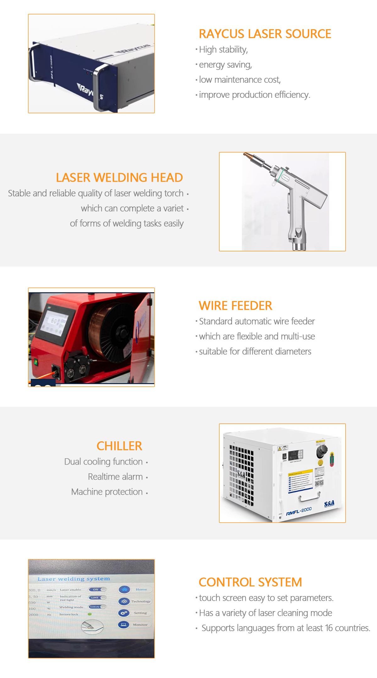 100 KG Water-cooled Laser Welding Machine Efficiently Weld Metal Stainless Steel Aluminum with 1000w 1500w 2000w Power