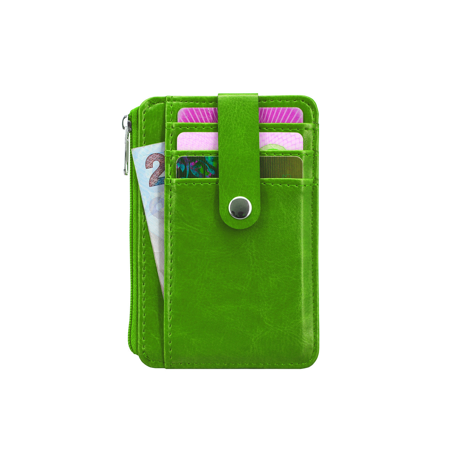 Luxury Soft Leather Business Card Holder Weight 60g With 9 Credit Card Slots