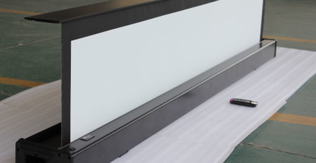 Matt White ALR Electric 133 Inch Projector Screen Available On HDTV