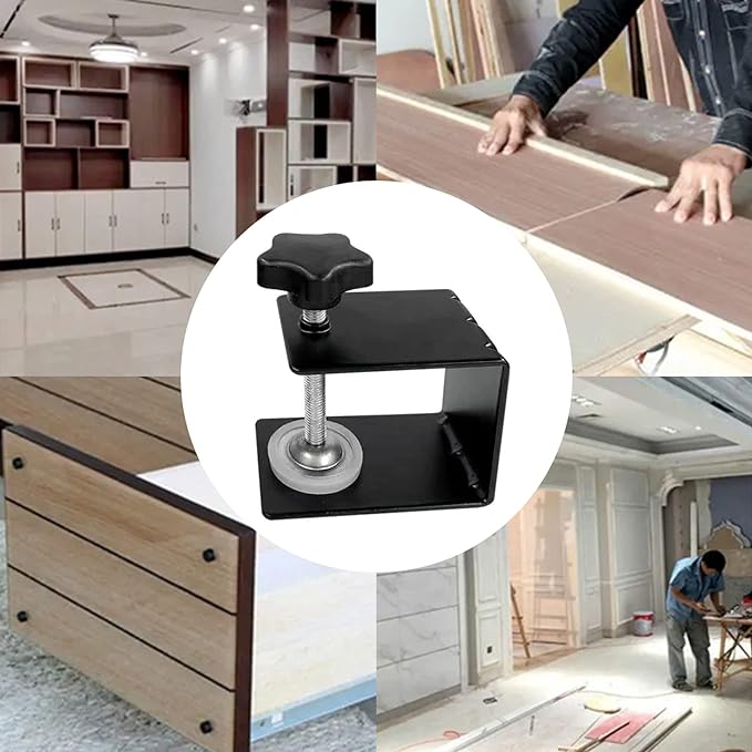 Secure and Accurate Cabinet Hardware Installation with U Clamp Drawer Front Panel Jig