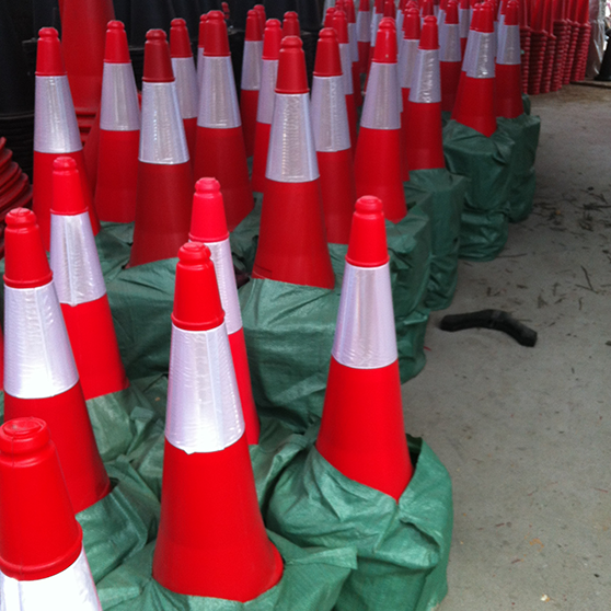 Traffic Warning Road Safety Cones High Visible Collapsible Road Cones