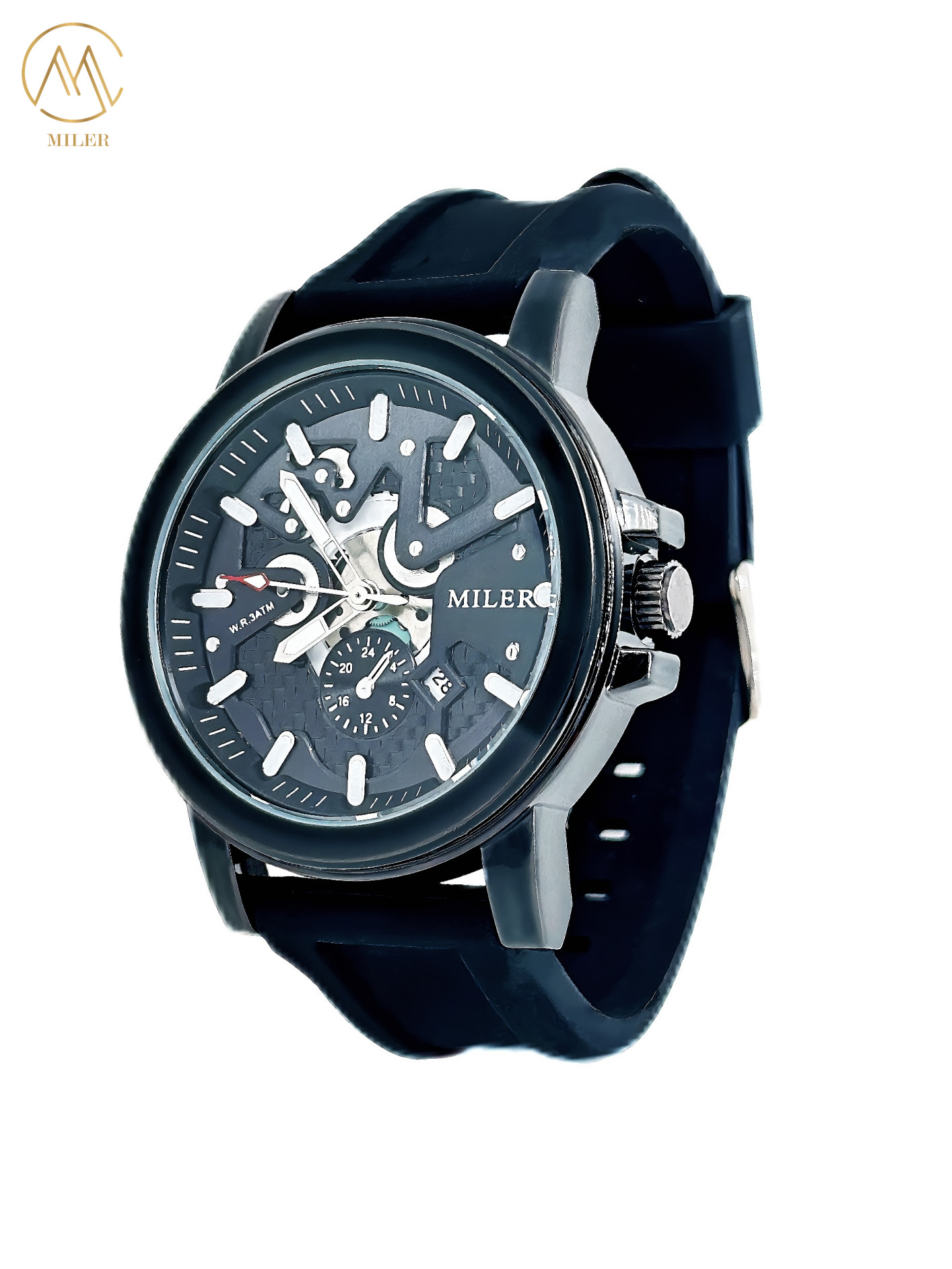 Wholesale Fashion Custom logo Men Watches New Designer Customization Quartz Silicone Strap Watches