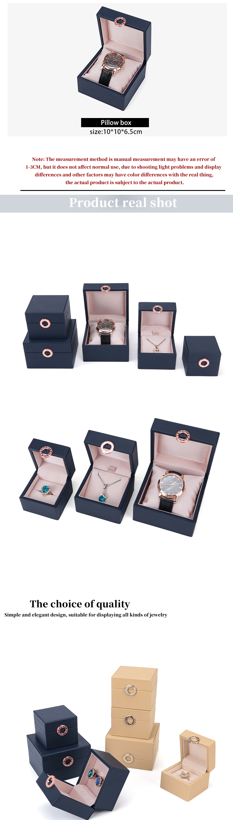 Jewelry Package Hanhong Four-Leaf Clover Luxury PU Leather Ring Box with Custom Logo