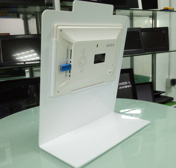 Acrylic/Cardboard Counter Top Pop Display with 7 Inch Video LCD Screen TV Monitor