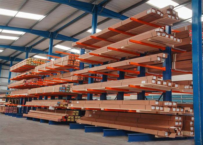 Multi - Tier Industrial Storage Racking System Structural Adjustable Single Sided