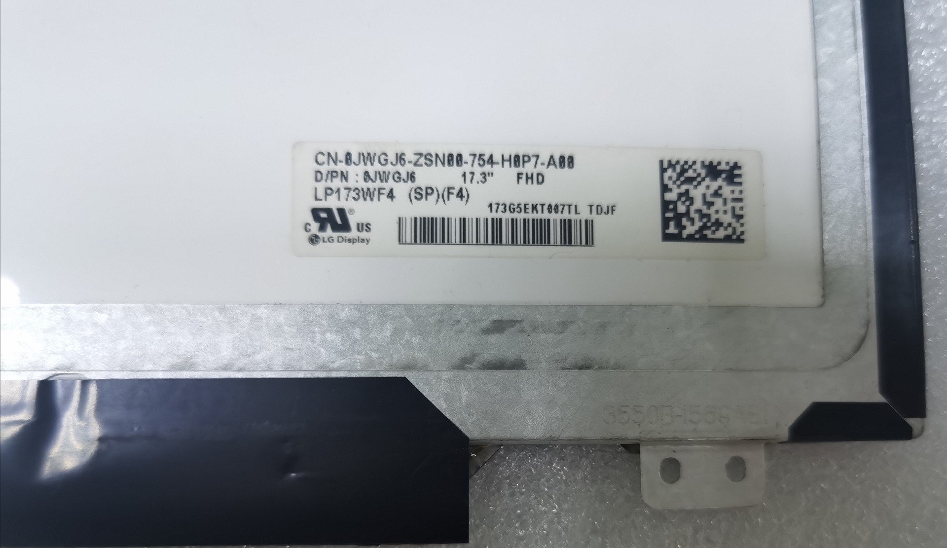 127PPI 300cd/m2 Industrial TFT Display LP173WF4-SPF4 17.3" 1920×1080