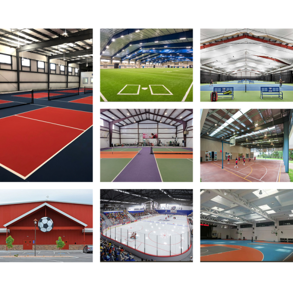 Football Stadium Steel Structure Building Prefabricated Gym Stadium Roof Steel Structure