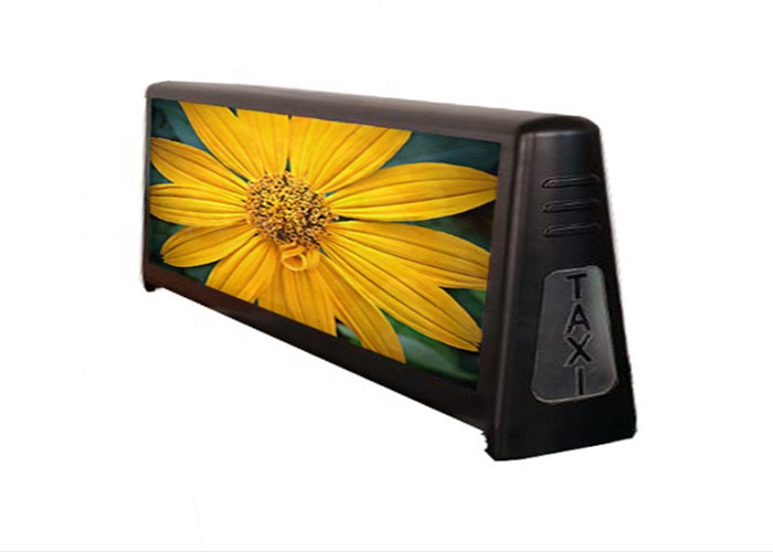 High Brightness In-Vehicle LED Information Display For Taxi , In-Vehicle LED Display Board 10mm Pitch DC5V