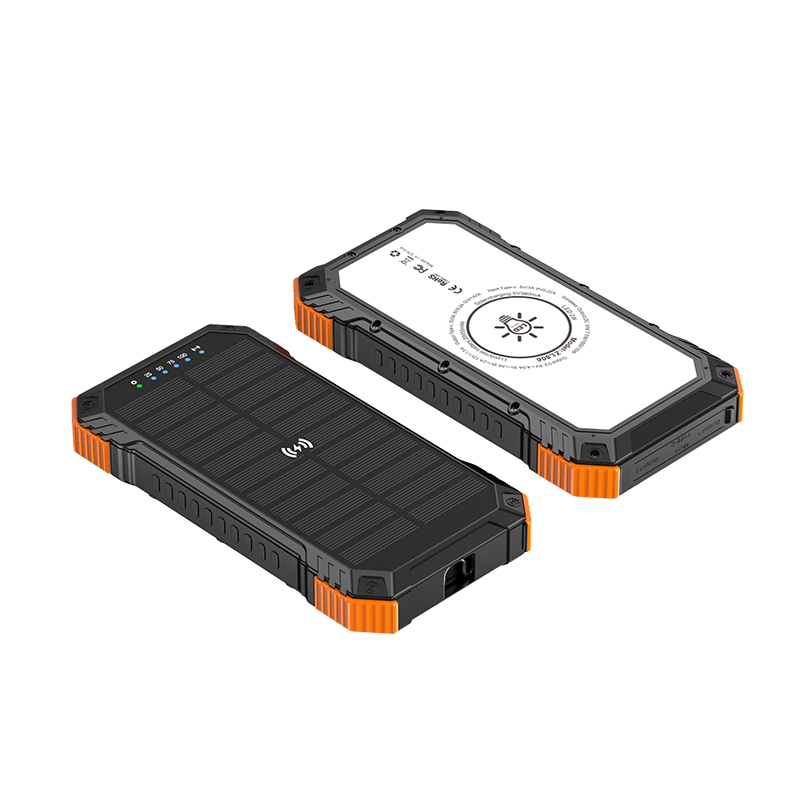 Quick Charge Support Waterproof 20000mah Solar Panel Power Bank for Outdoor Activities