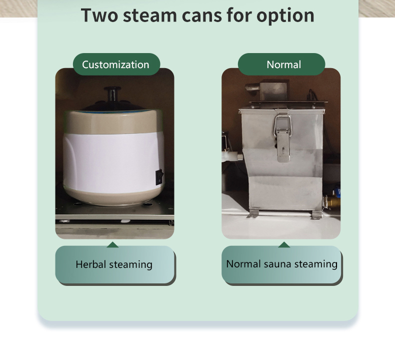 Waterproof Ozone Therapy Capsule Herbal Steam Bath Spa Treatment