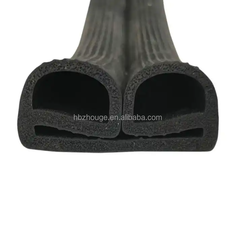 65±5 Hardness Custom Silicone Rubber Door Seal Strips for Dustproof Insectproof Soundproof