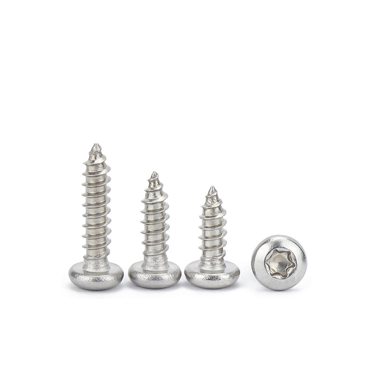 Black Oxide Finish Torx Round Pan Head Self-Tapping Screws for OEM Customized Service