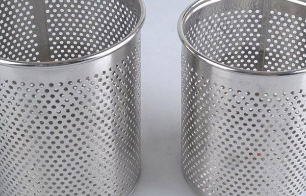 Square Hole 304 316 Stainless Steel Woven Wire Mesh Screen Perforated Filter Tube