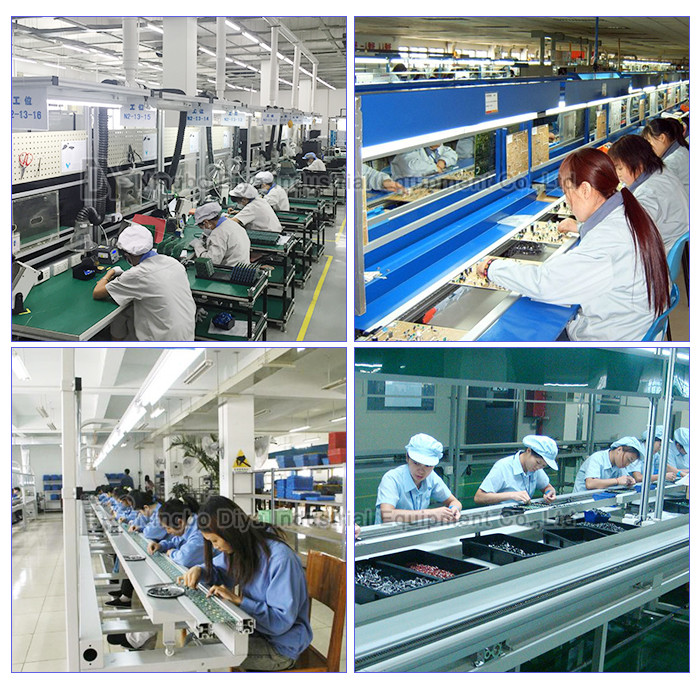 Customized Production Line Conveyor Systems , Antistatic Assembly Line Worktable