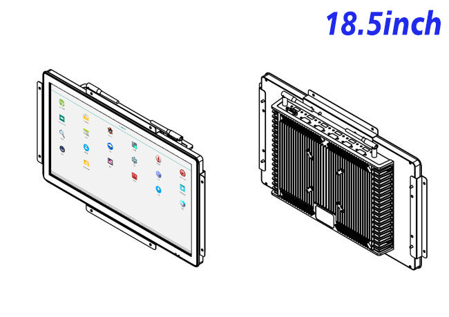 18.5-Inch Android Screen for Medical Devices and Public Information Panels