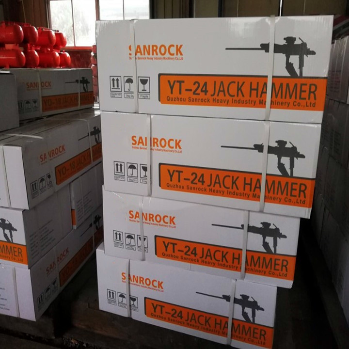 Air Leg Rock Drill YT27 Pneumatic Jack Hammer Mining Portable Rock Drilling Machine