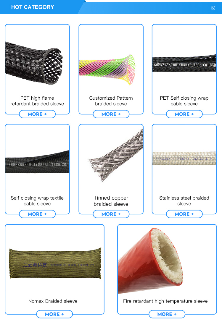 Abrasion Resistance Cable Organizer PET Zipper Cable Sleeving Flame Retardant