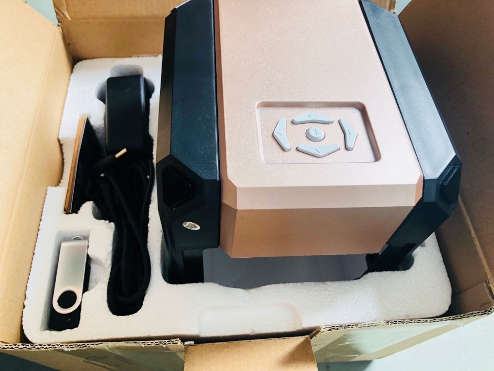 Mini 3W DIY CO2 Laser Engraving Machine / Portable Desktop Laser Engraver For Wood / Paper / Leather