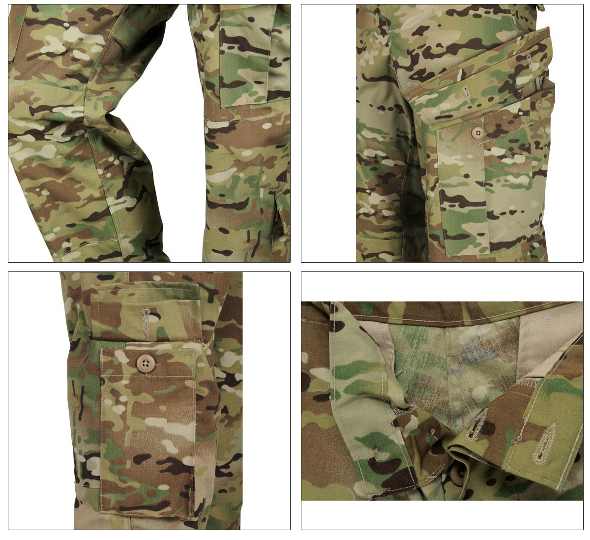 Men's Poly/Cotton Ripstop ACU Hot Weather OCP Uniform Coat