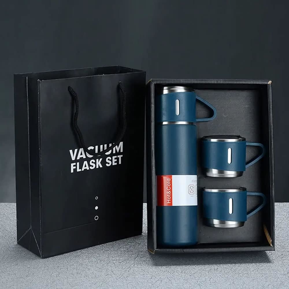 Double Wall Insulation Ceramic Mug Cup 2 In 1 Tumbler 500ml