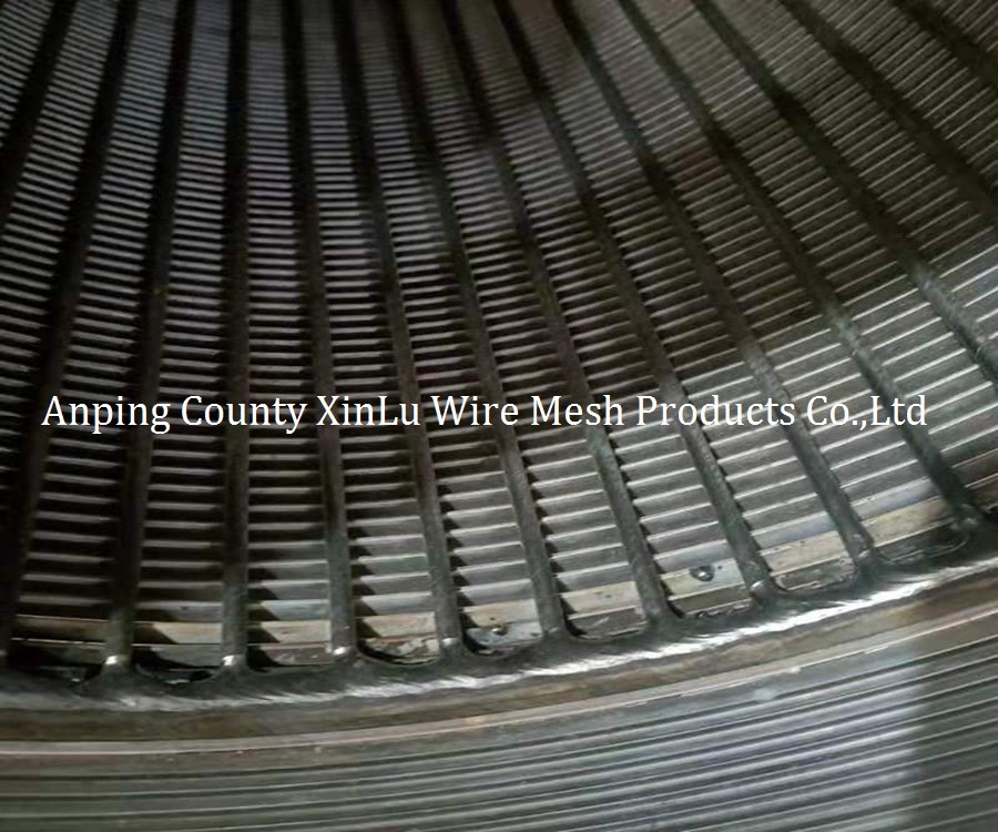 Strength 316L Stainless Steel wedge wire screen pipe Tube Male/Female Thread Connection