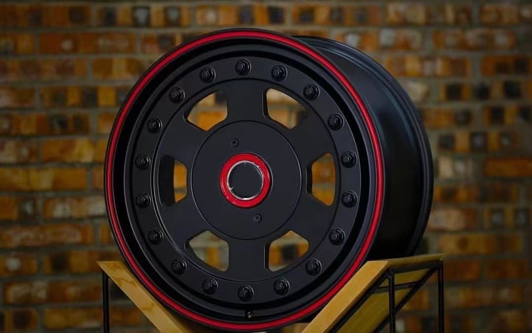 custom wheelsl matte black 4 wheel Better driving experience 16 17 18 beadlock off road wheel