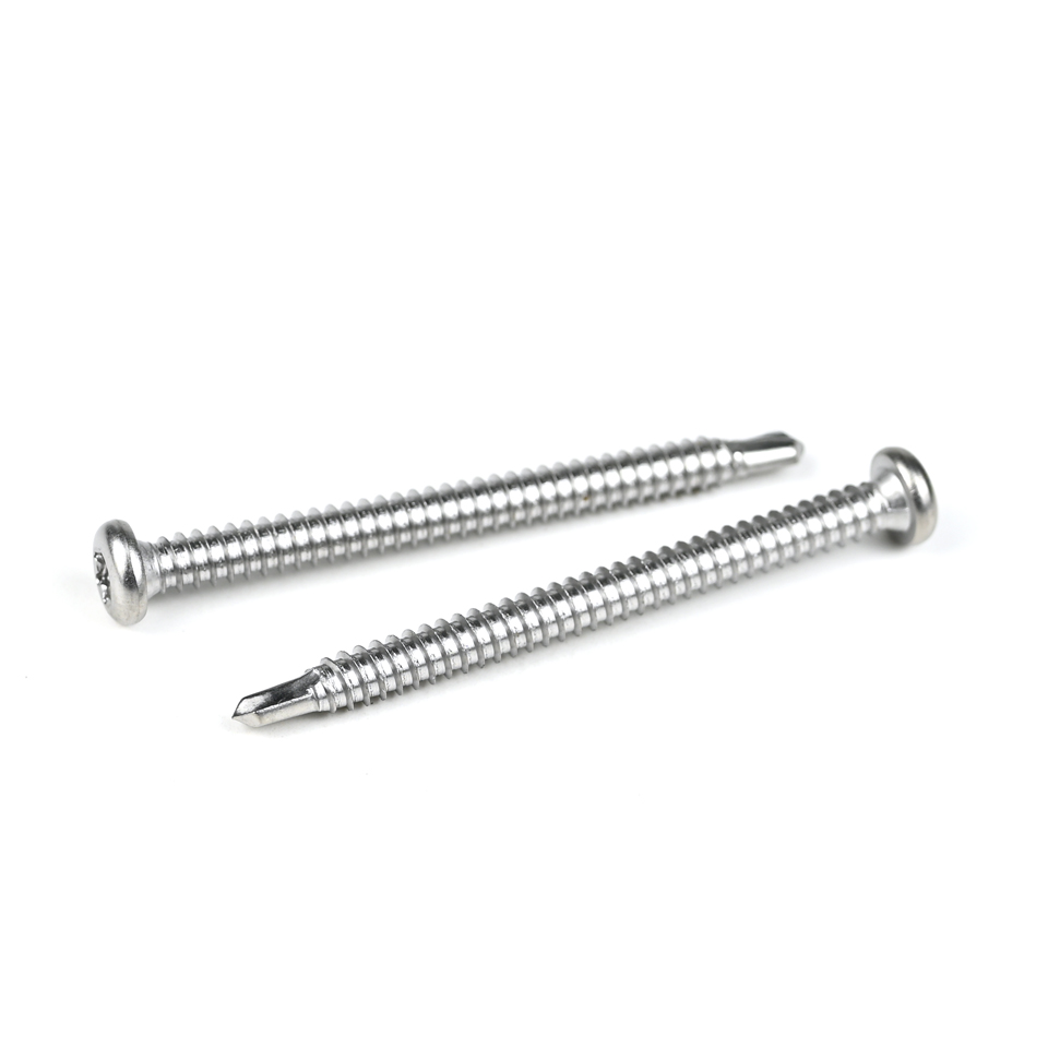 6.3 X75mm Zinc Plated Stainless Steel Self Drilling Screws for Electrical Appliances