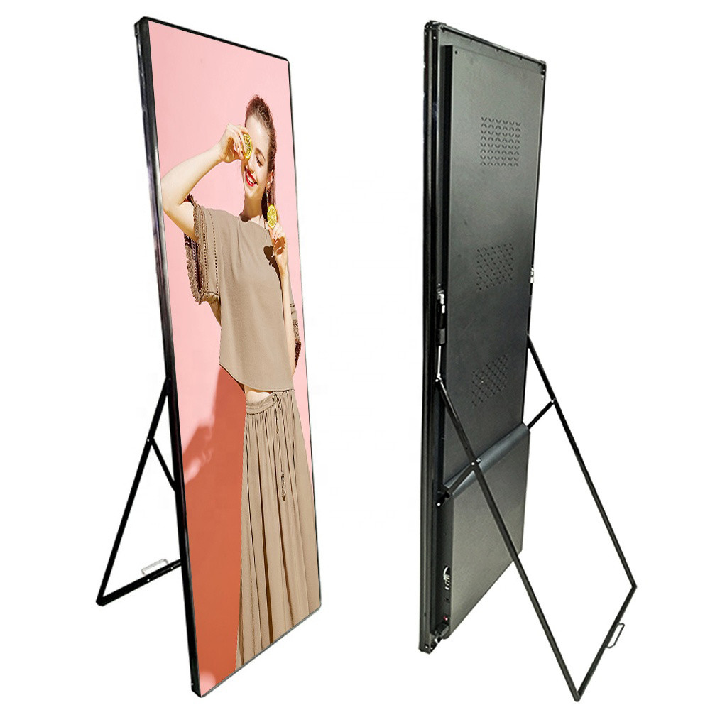 Wifi 4G SMD2121 P2.5 Mirror Poster Led Panel 1800cd/m2
