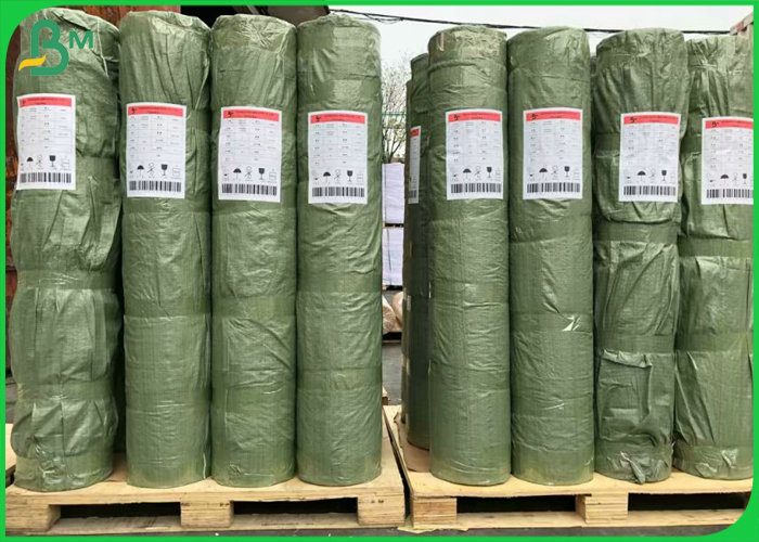 Metallic Surface Glossy Colorful Washable Kraft Paper Roll 0.55mm Thick