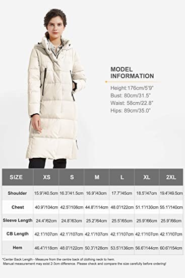90% White Duck Down Hooded Puffer Thickened Down Jacket With 2 Pocket