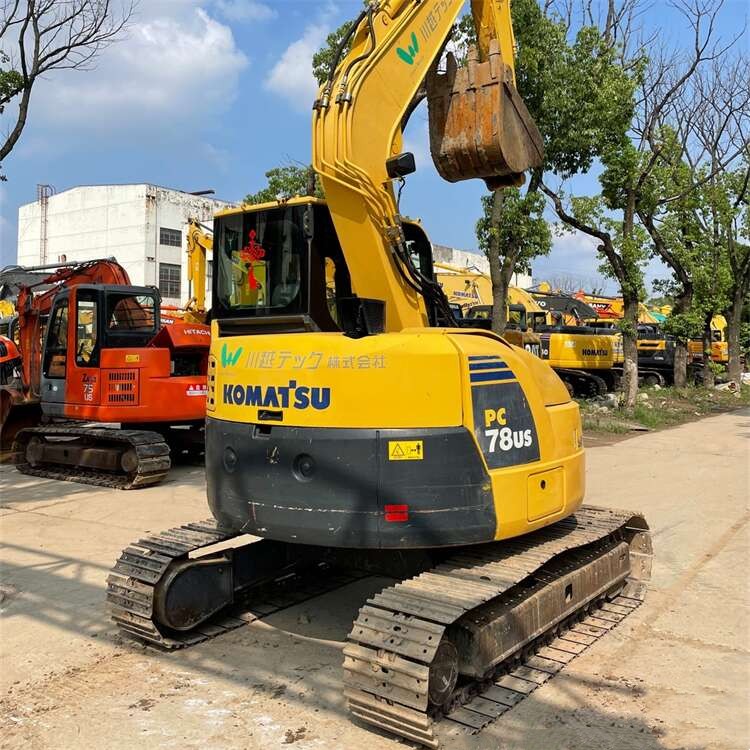 used excavator komatsu pc78 mini 7tons Second hand digging 7ton 8tons mini used komatsu excavator pc78