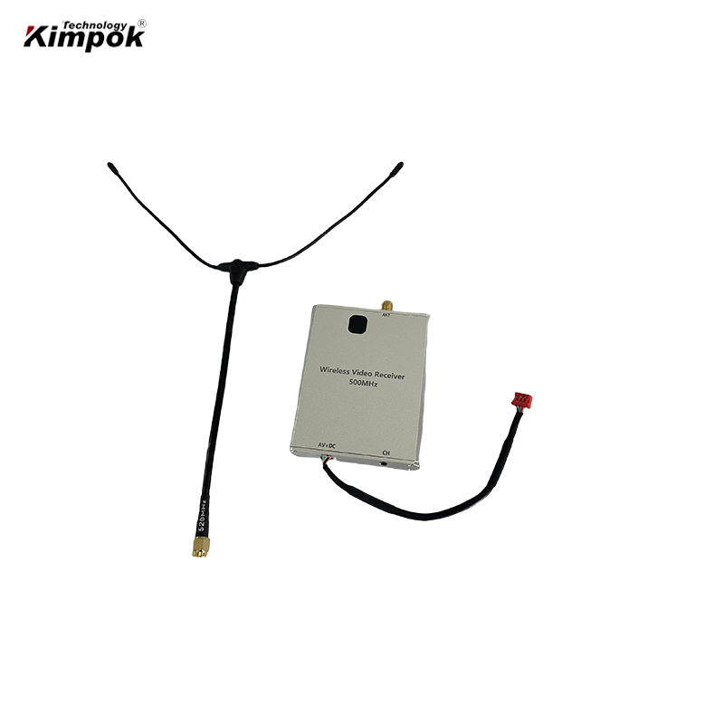 High Sensitivity 8 Channel 500Mhz Video Receiver 40km Long Range Wireless Video Link for Drone Transmission