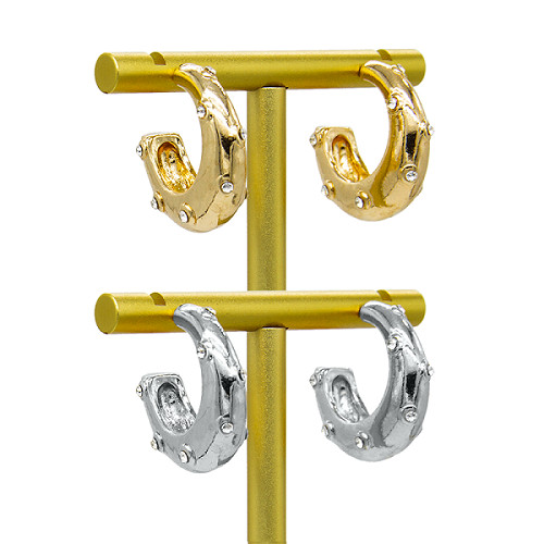 Helix Gold Barbell Earring 16g Gold Cartilage Piercing Earrings