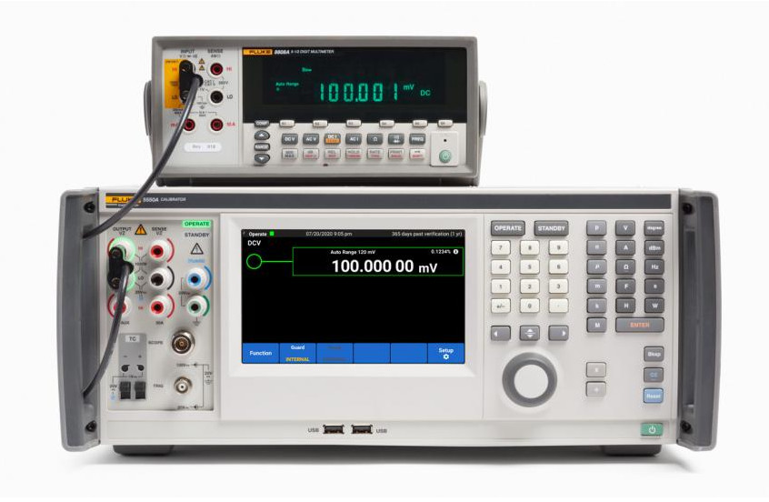 5560A Multi-Product Calibrator Tested Functions and Calibration Support for Accurate Results