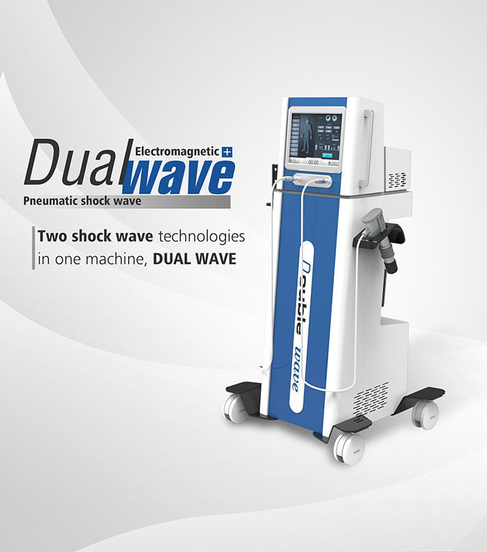 2 Handles 5Mj Shockwave ED Machine For Pain Relief