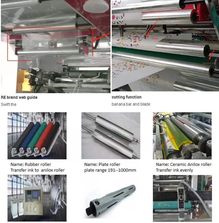 2 Color Flexo Printing Machine for Flexible Letterpress Press,90m/Min 2 Color Non Woven Flexo Printing Machine