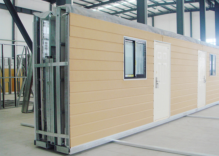 China White Moisture Proof Construction Steel Metal Shelters / Car Sheds With Light Steel Frame
