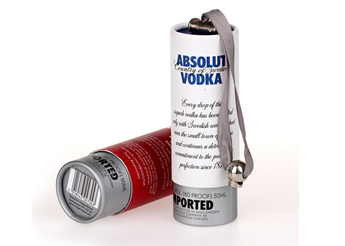 Recyclable Paper Cans Packaging , Kraft Paper Tea Canister Packaging