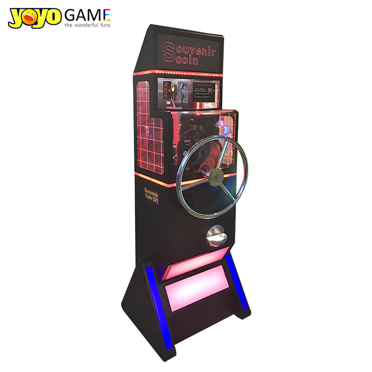 High Quality Souvenir Coin Press Machine Coin Operated Souvnier Coin DIY Game Machine For Tourist Attractions
