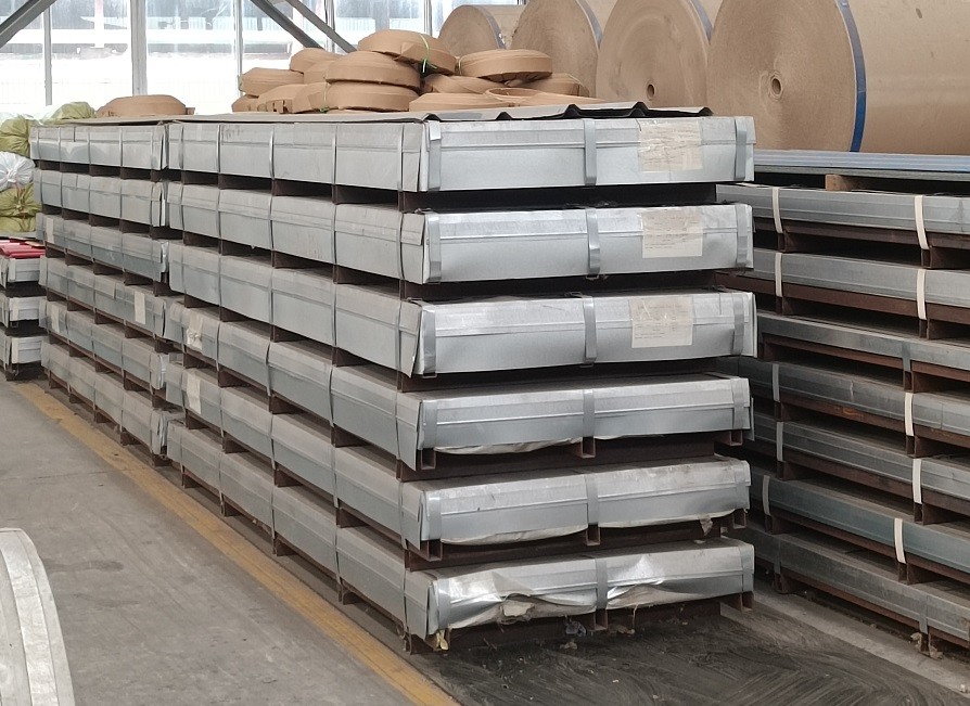940mm Full Hard Aluzinc AZ150 G550/SGC570 Structural Steel Corrugated Galvalume Steel Roofing Sheet
