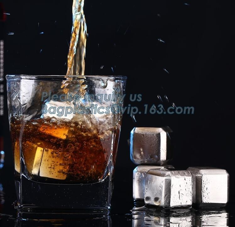 best chilling ice cubes for whiskey stainless steel whiskey stones with FDA, real dice ice cube whisky wine stone stainl