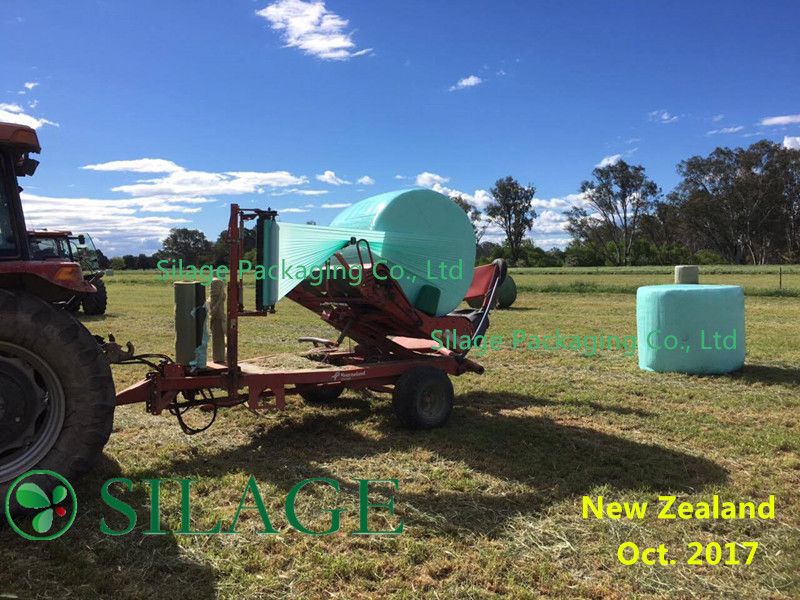 Green Color Silage Wrap Film Exporting Ireland 750mm