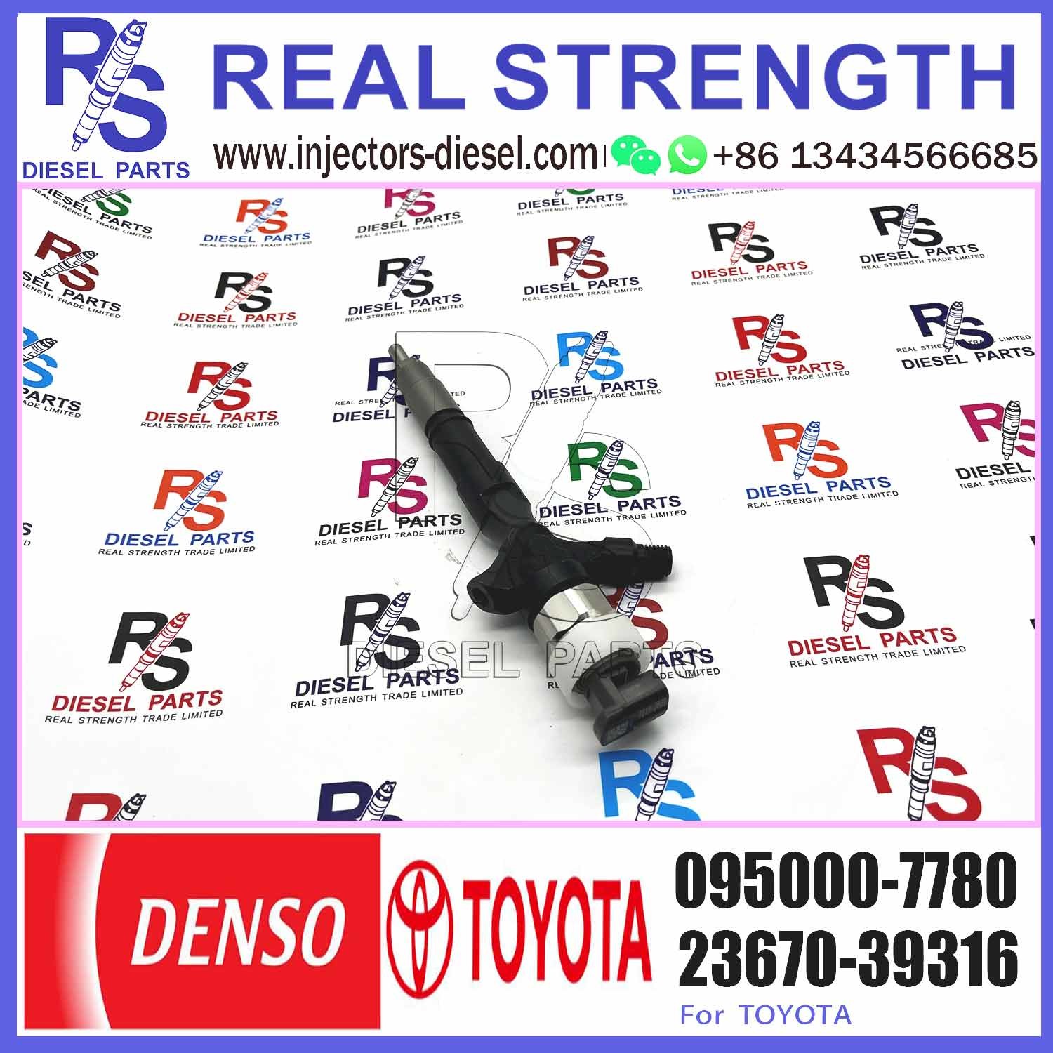 23670-30280 095000-7780 9709500-778 To yota Hilux Prado 1KD-FTV injector Diesel fuel Injectors Den so common rail inject
