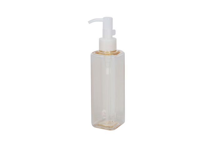 180ml Right Angle Shoulder Square Iso9001 Pump Cosmetic Bottles