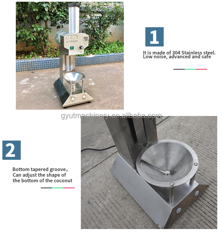 Upgrade Your Sliver Production Game with 0.8kw Green Coconut Peeler Trimming Dehusker