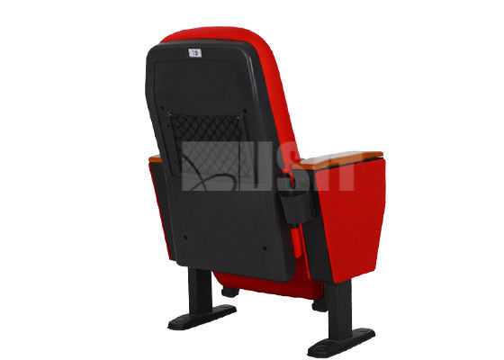 Confortable Red Color Padded Church Chairs Center To Center 580mm Size