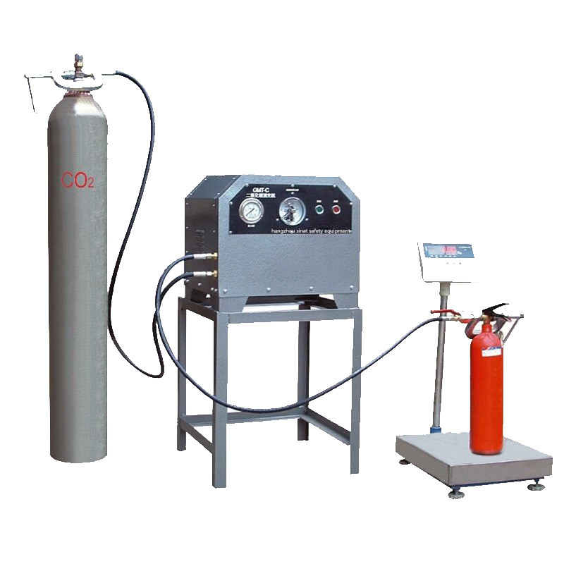 High Performance Gas Fire Extinguisher Refill Machine For CO2 Fire Extinguisher